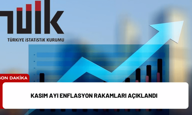 kasım ayı enflasyon rakamları açıklandı