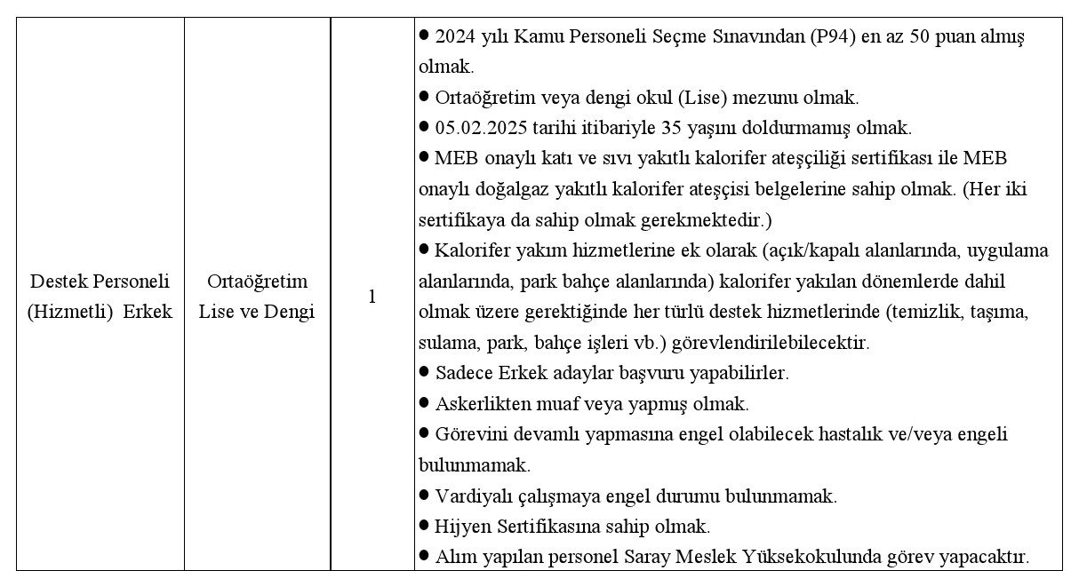 tekirdağ namık kemal üniversitesinden sağlık personeli alım i̇lanı