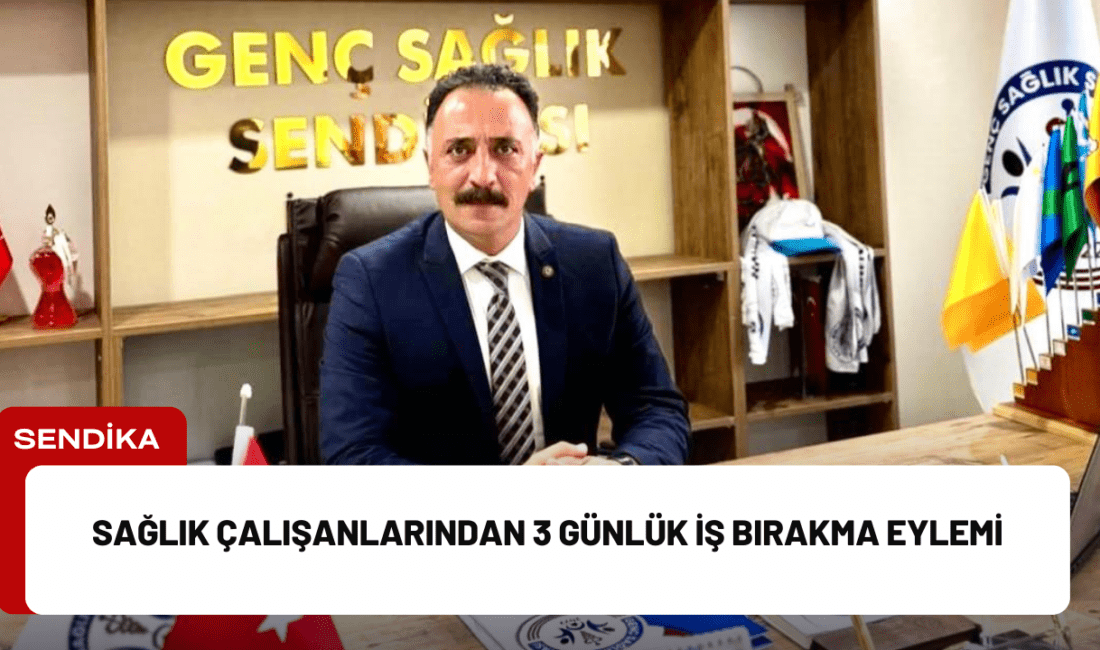 Genç Sağlık Sendikası İzmir 1 No’lu Şube Başkanı Özgür Yıldırım,