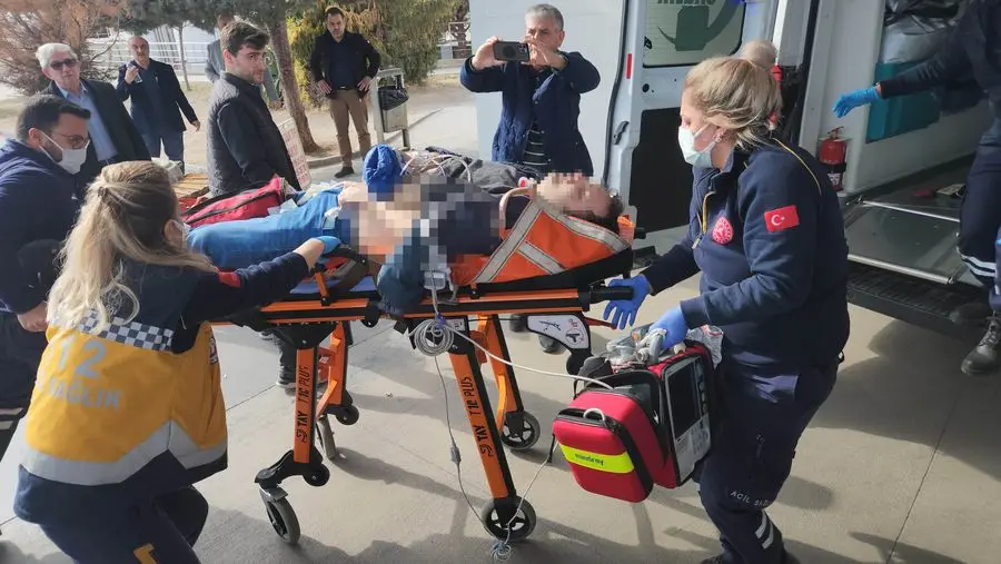 Konya’daki Selçuk Üniversitesi Sağlık Bilimleri Fakültesinde korku dolu anlar yaşandı.