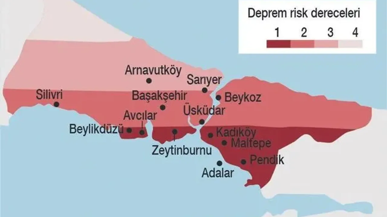 İstanbul’un Deprem Haritası: En Yüksek Riskli İlçeler Açıklandı