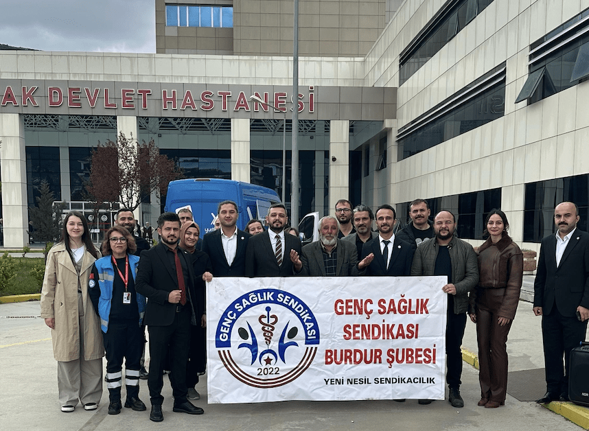 Genç Sağlık Sendikası Genel Başkan Yardımcısı Ekrem Aydın, Burdur il