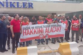 DİSK/Dev Sağlık-İş Sendikası, sağlık ve sosyal hizmet emekçilerinin taleplerini duyurmak