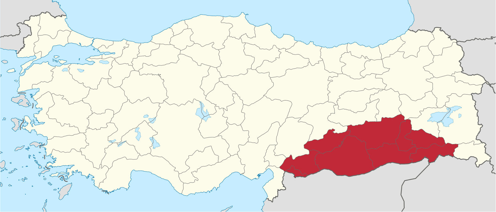 southeastern anatolia region in turkey