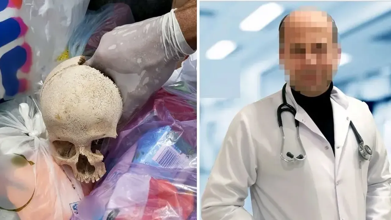 Apartman Çöpünde Bulunan Kafatası Uzman Doktoru Gözaltına Aldırdı
