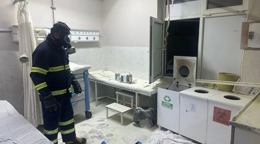 Sinop'un Türkeli ilçesinde bulunan devlet hastanesinin acil servisinde meydana gelen