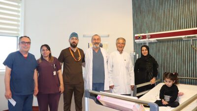 Hastaneden yapılan açıklamaya göre, yabancı uyruklu 3 yaşındaki Şehed Muhammed,