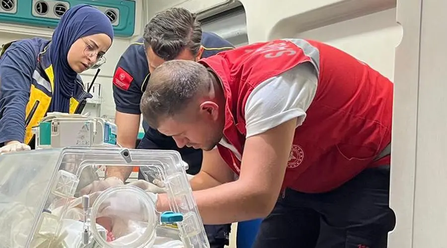 Muş’ta henüz bir gün önce dünyaya gelen ve ailesi tarafından