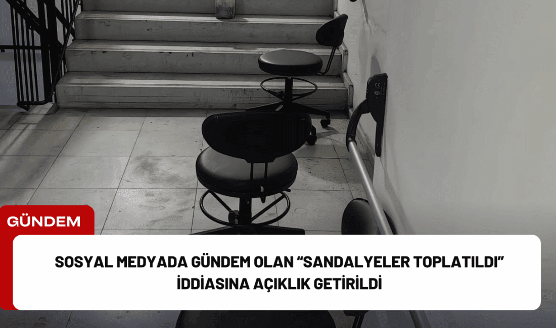 İzmir Şehir Hastanesi’nde hemşirelerin dinlenme alanlarındaki sandalyelerin başhekim talimatıyla toplatıldığına
