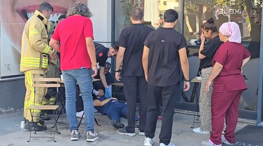 İstanbul Ataşehir’de özel bir diş kliniğinde meydana gelen oksijen tüpü