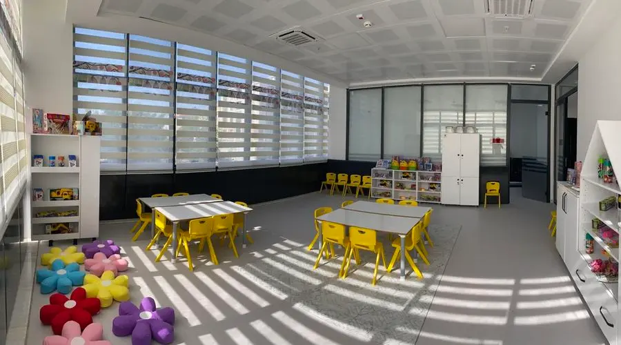 Kırklareli Eğitim ve Araştırma Hastanesi bünyesinde inşa edilen anaokulu, düzenlenen