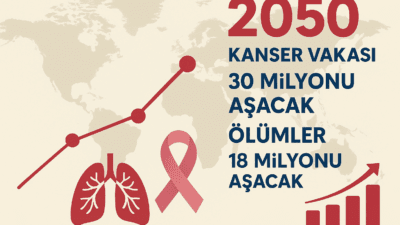 Dünya çapında yapılan kapsamlı bir araştırma, önümüzdeki yıllarda kanserin küresel