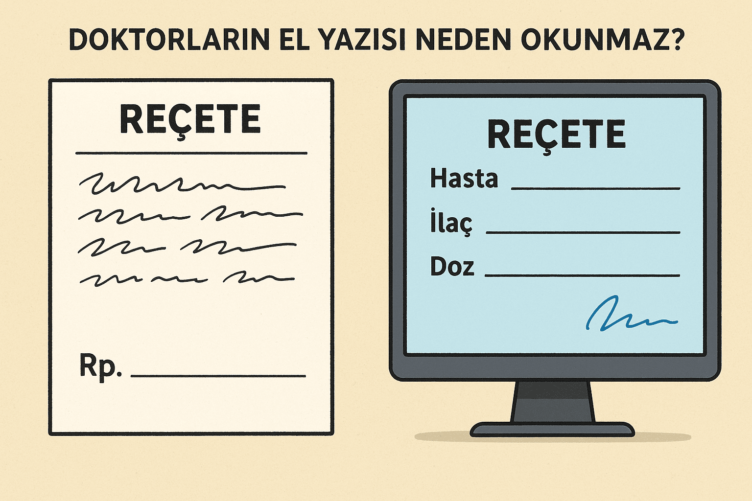 Doktorların El Yazısı Neden Okunmaz? Elektronik Reçetelerle Bitmeyen Tartışma Doktorların El Yazısı Neden Okunmaz? Elektronik Reçetelerle Bitmeyen Tartışma