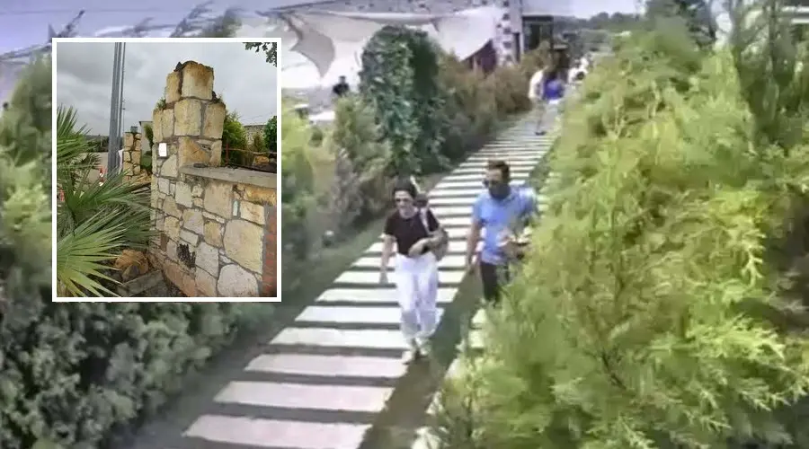 İzmir’in Menemen ilçesinde, düğün salonunun girişindeki dekoratif kemerin devrilmesi sonucu