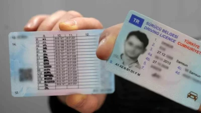 Eski tip sürücü belgesi kullanan 1 milyon 886 bin 619