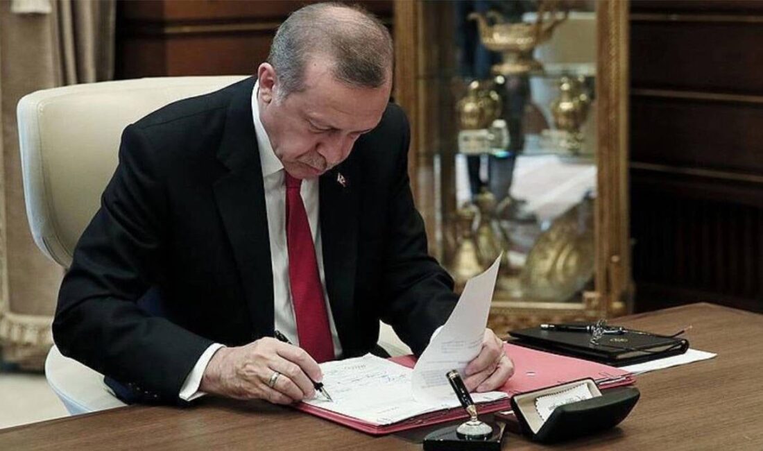 Cumhurbaşkanı Recep Tayyip Erdoğan’ın imzasıyla yayımlanan 24 Ekim 2025 tarihli
