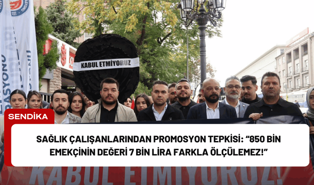 Genç Sağlık Sendikası, Sağlık Bakanlığı’nın banka promosyon anlaşmasına sert tepki