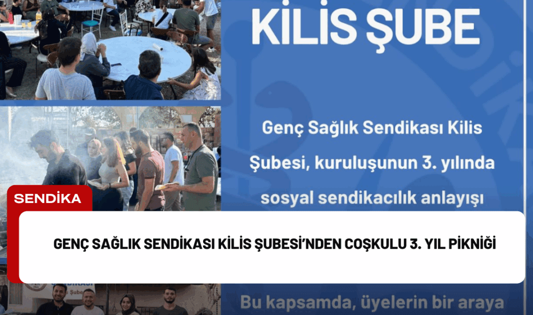 Genç Sağlık Sendikası Kilis Şubesi, kuruluşunun 3. yıl dönümünü coşkulu
