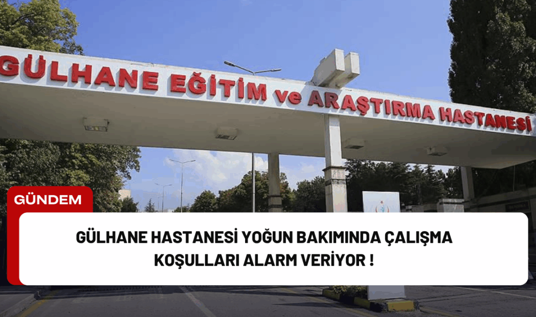 Gülhane Hastanesi Dahili Bilimler Binası Dahili Yoğun Bakımda görev yapan