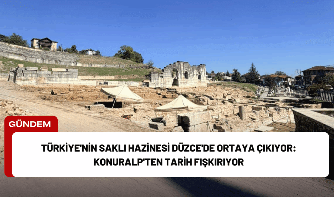 Düzce’nin antik bölgesi Konuralp, son beş yılda yapılan kazılarla ortaya