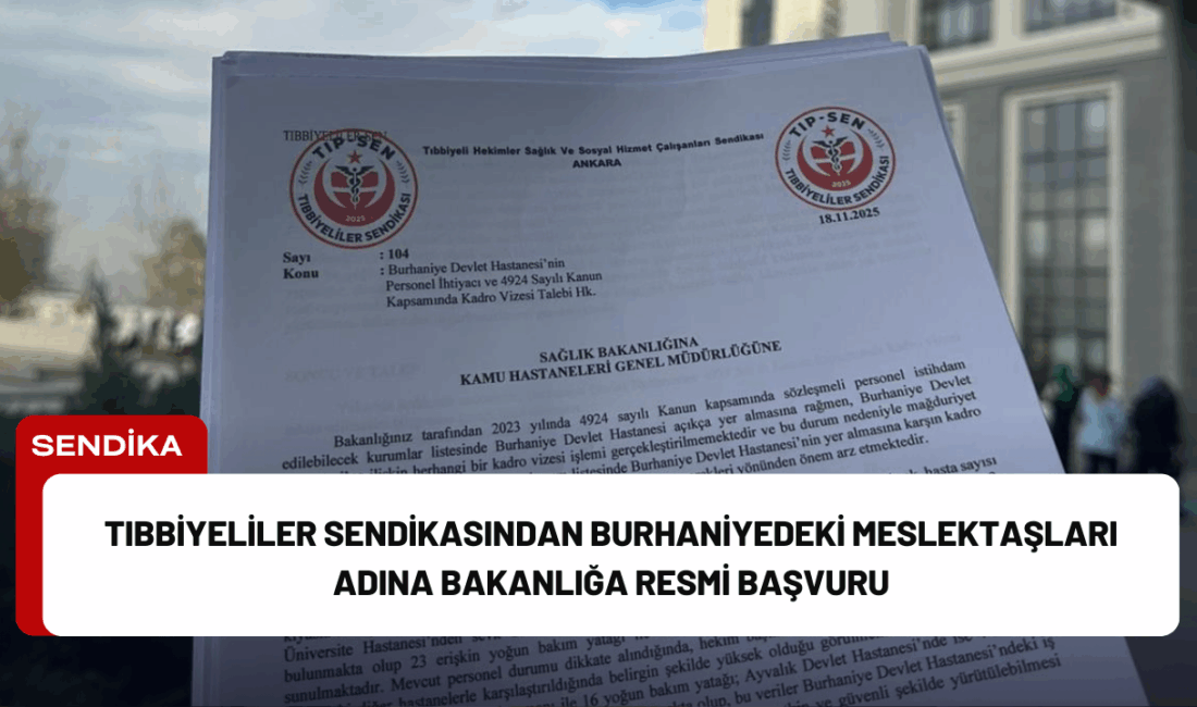 Tıbbiyeliler Sendikası, Burhaniye Devlet Hastanesi’nde artan hizmet yükü, personel yetersizliği