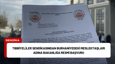 Tıbbiyeliler Sendikası, Burhaniye Devlet Hastanesi’nde artan hizmet yükü, personel yetersizliği