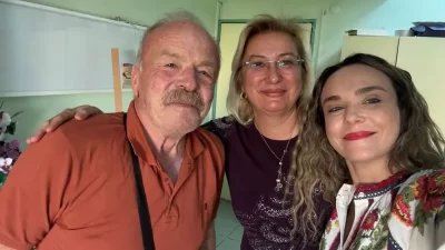 Giresun’un Keşap ilçesinde trafikte yaşanan maddi hasarlı kaza sonrası çıkan