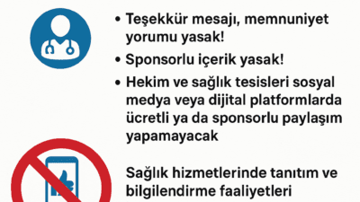 Sağlık sektöründe dijital paylaşımlar için yeni kurallar yürürlüğe girdi. Resmî