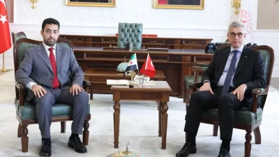Suriye Sağlık Bakanı Musab Nizal el-Ali, Sağlık Bakanı Kemal Memişoğlu’nu