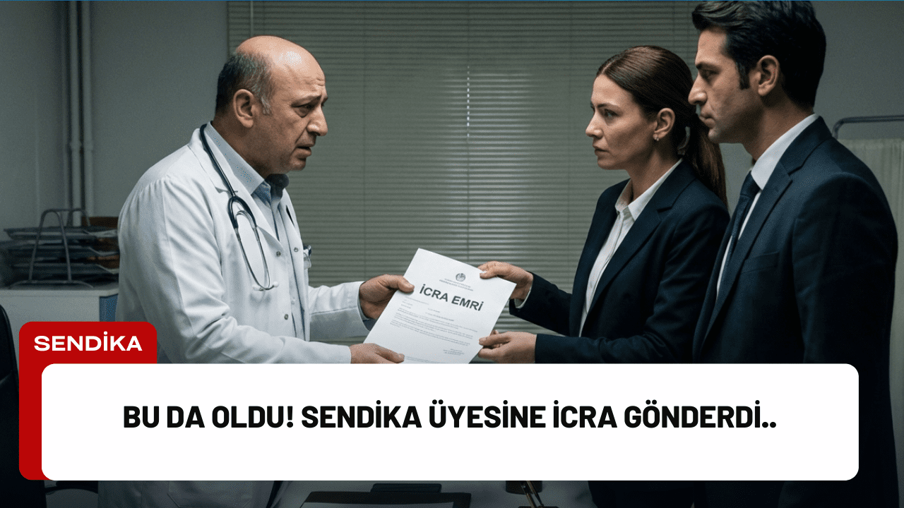 Bu da Oldu! Sendika Üyesine İcra Gönderdi..