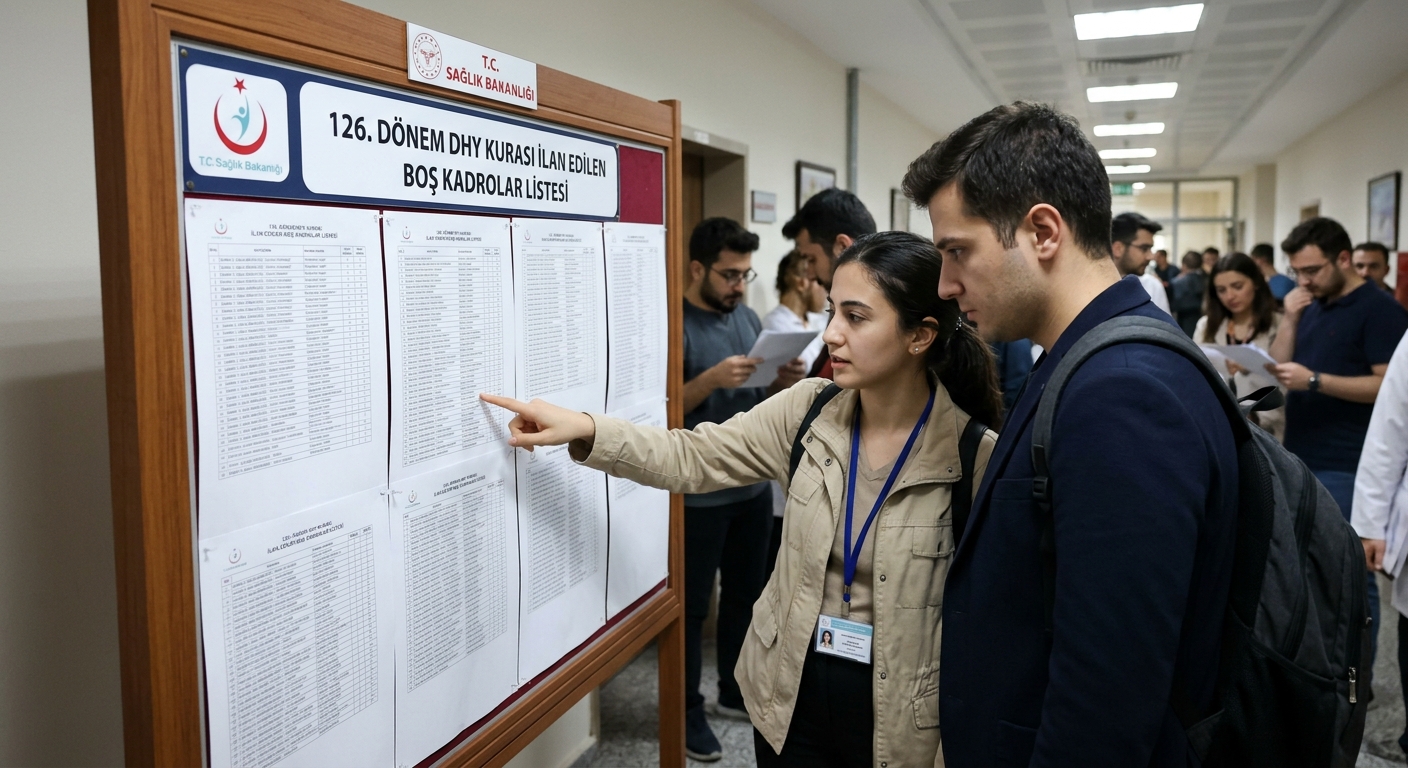 126. Dönem DHY Kurası İçin Boş Kadrolar İlan Edildi