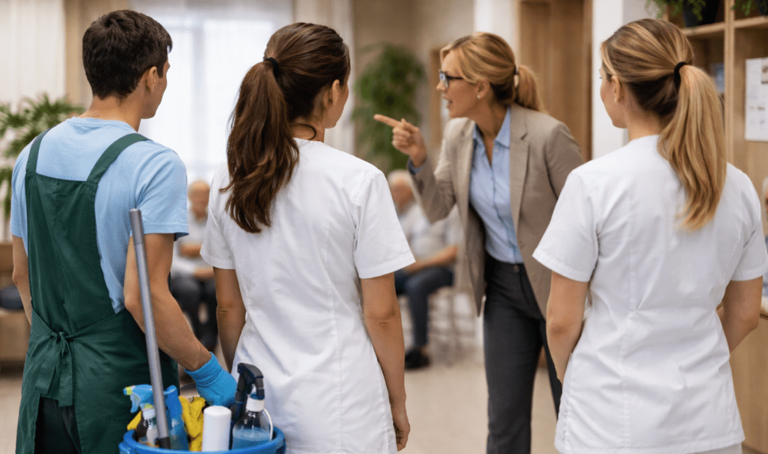 Kırklareli’nde faaliyet gösteren bir huzurevinde, yönetim ile personel arasında yaşanan