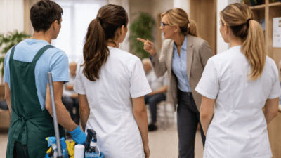 Kırklareli’nde faaliyet gösteren bir huzurevinde, yönetim ile personel arasında yaşanan