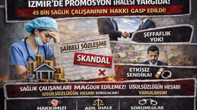45 bin sağlık çalışanının hakkını ilgilendiren promosyon süreci yargıya taşındı.