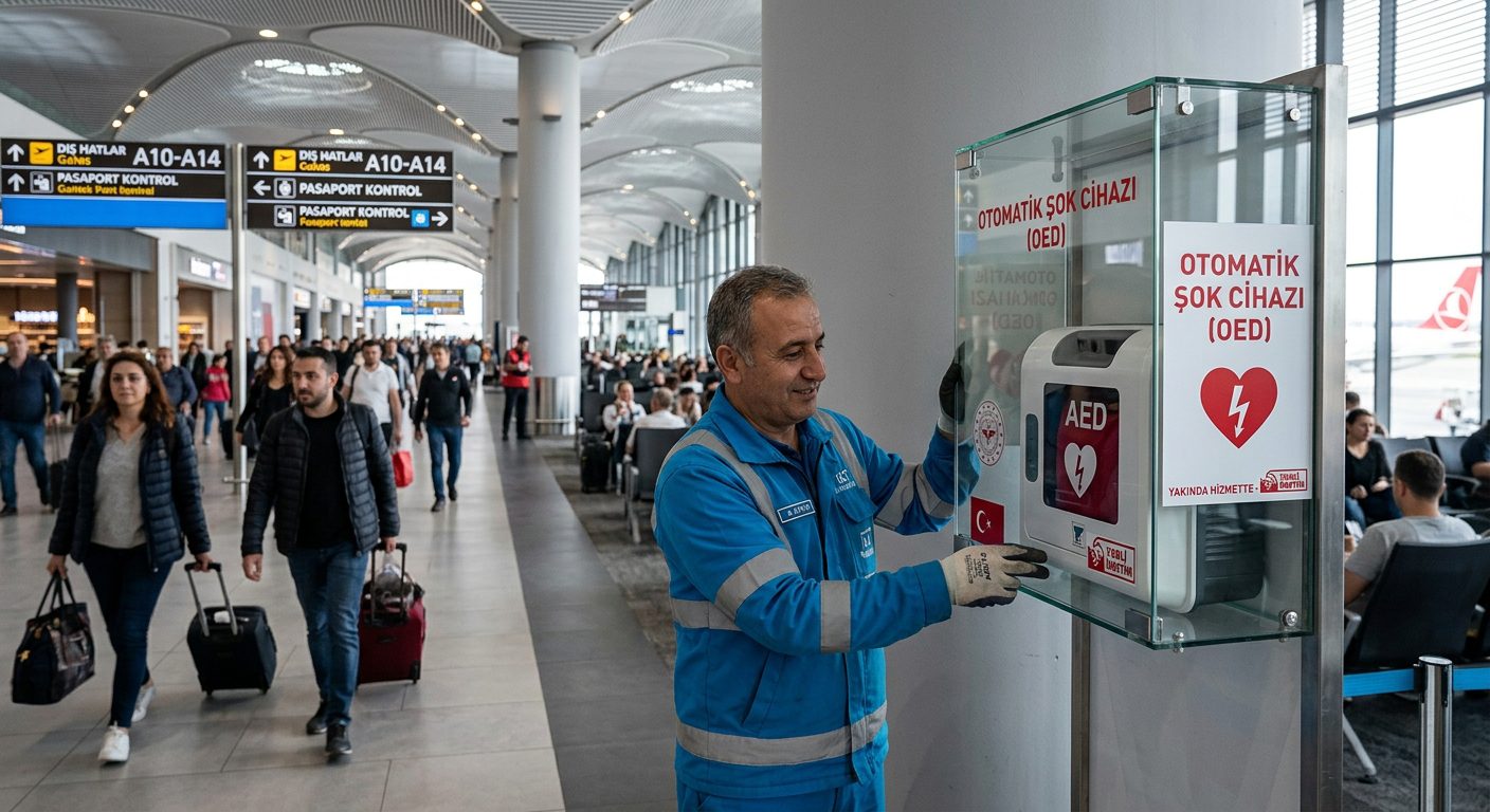 Bakan Memişoğlu Duyurdu: Havalimanı ve AVM’lere Yerli Otomatik Şok Cihazı Geliyor