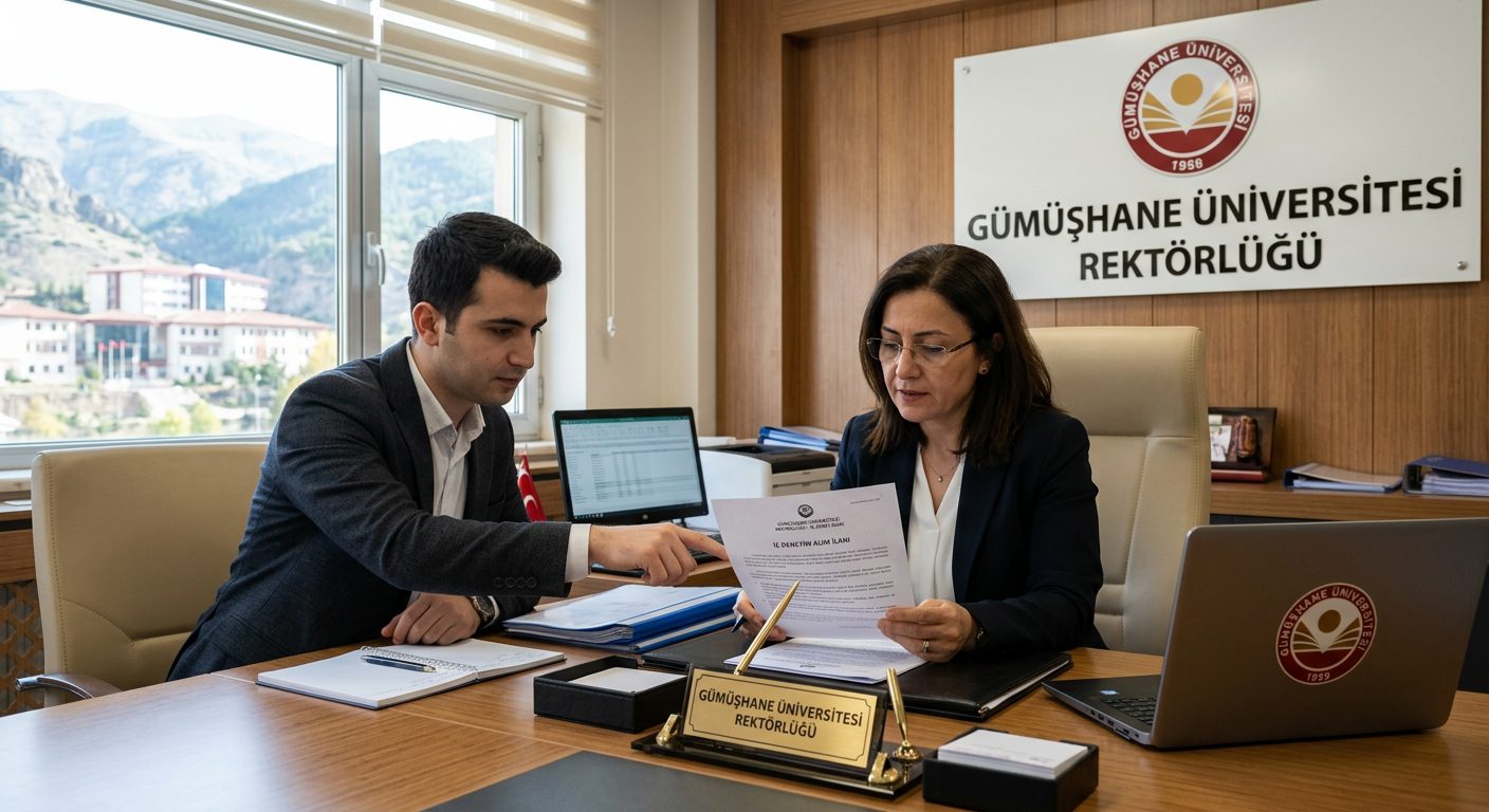 GÜMÜŞHANE ÜNİVERSİTESİ REKTÖRLÜĞÜ - GÜMÜŞHANE ÜNİVERSİTESİ REKTÖRLÜĞÜ İÇ DENETÇİ ALIM İLANI