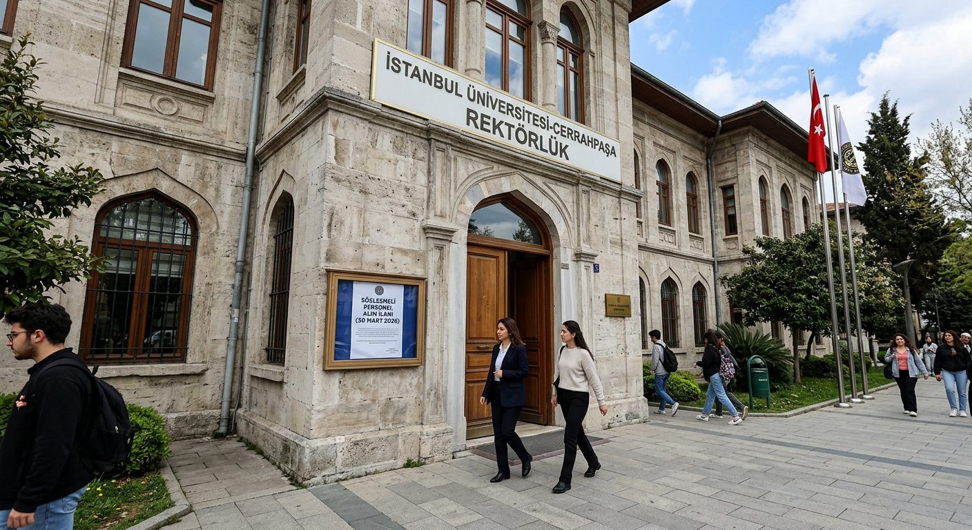 İstanbul Üniversitesi-Cerrahpaşa Sözleşmeli Personel Alım İlanı (Son Başvuru: 30 Mart 2026) İSTANBUL ÜNİVERSİTESİ-CERRAHPAŞA REKTÖRLÜĞÜ - SÖZLEŞMELİ PERSONEL ALIM İLANI (30 MART 2026)