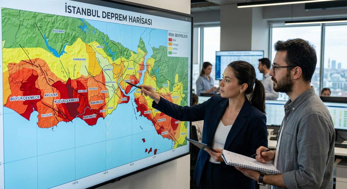 İstanbul'un deprem haritası! İşte en yüksek riskli ilçeler