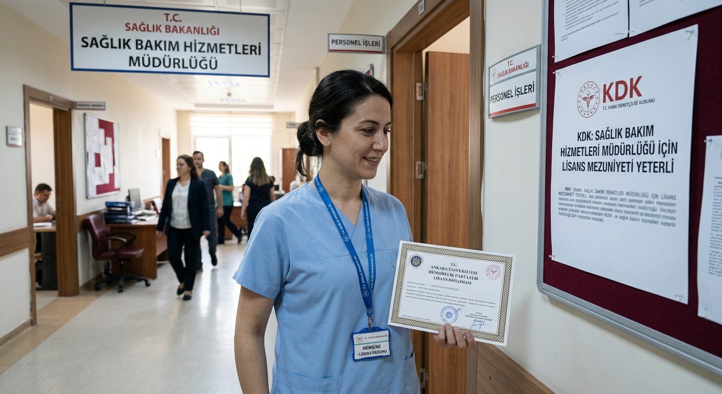KDK'dan Sağlık Bakım Hizmetleri Müdürlüğü Atamaları İçin Lisans Mezuniyeti Kararı KDK: Sağlık Bakım Hizmetleri Müdürlüğü için Lisans Mezuniyeti Yeterli