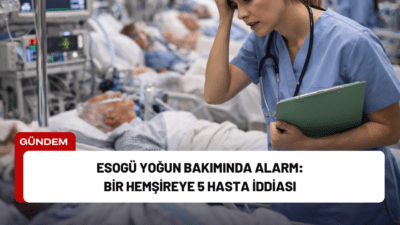 Eskişehir Osmangazi Üniversitesi (ESOGÜ) Hastanesi’nden gelen haberler, sağlık çalışanlarının omuzlarındaki