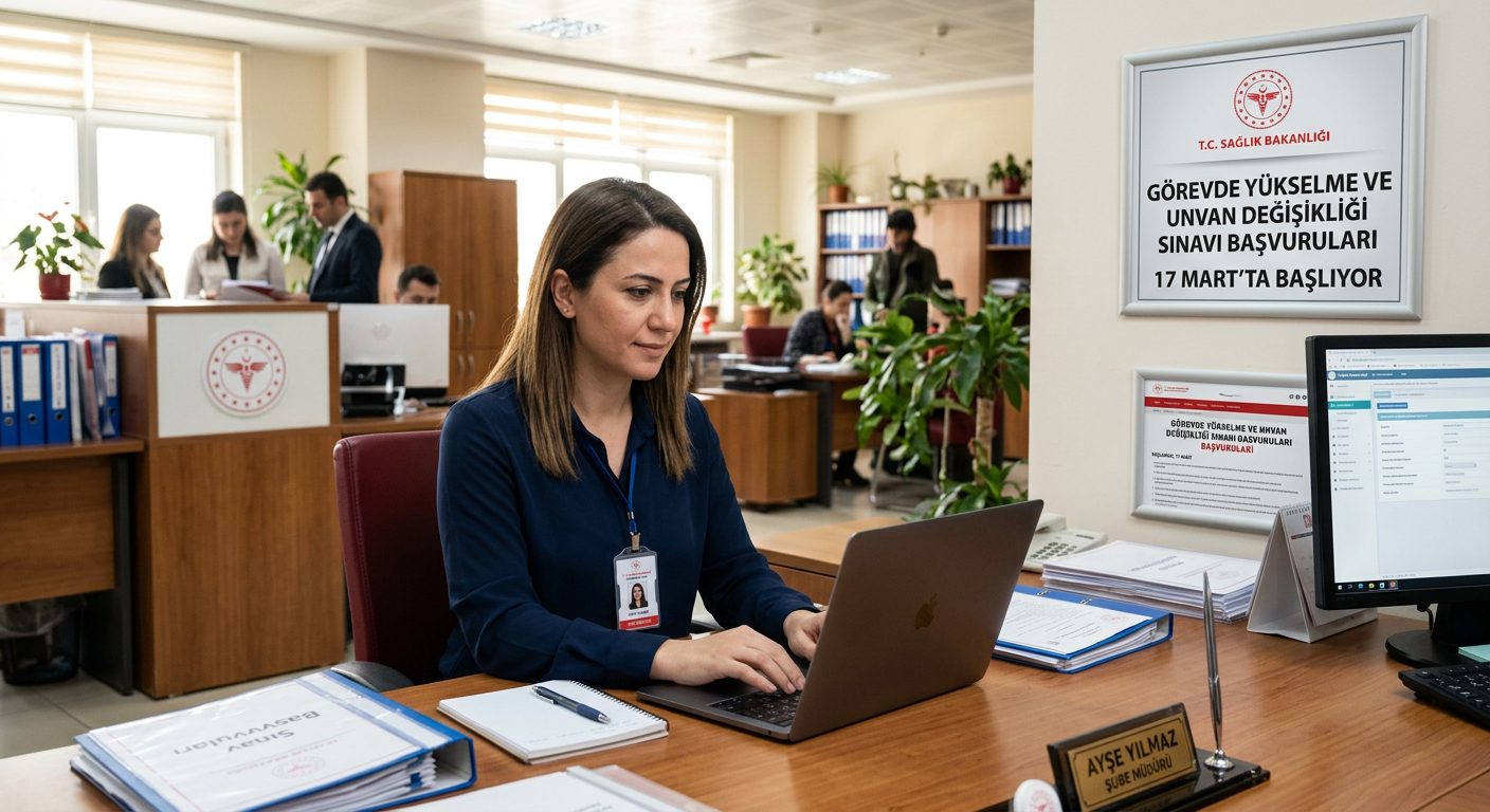 Sağlık Bakanlığı Görevde Yükselme ve Unvan Değişikliği Sınavı: Başvurular 17 Mart'ta Başlıyor Sağlık Bakanlığı Görevde Yükselme ve Unvan Değişikliği Sınavı Başvuruları 17'Mart'ta Başlıyor
