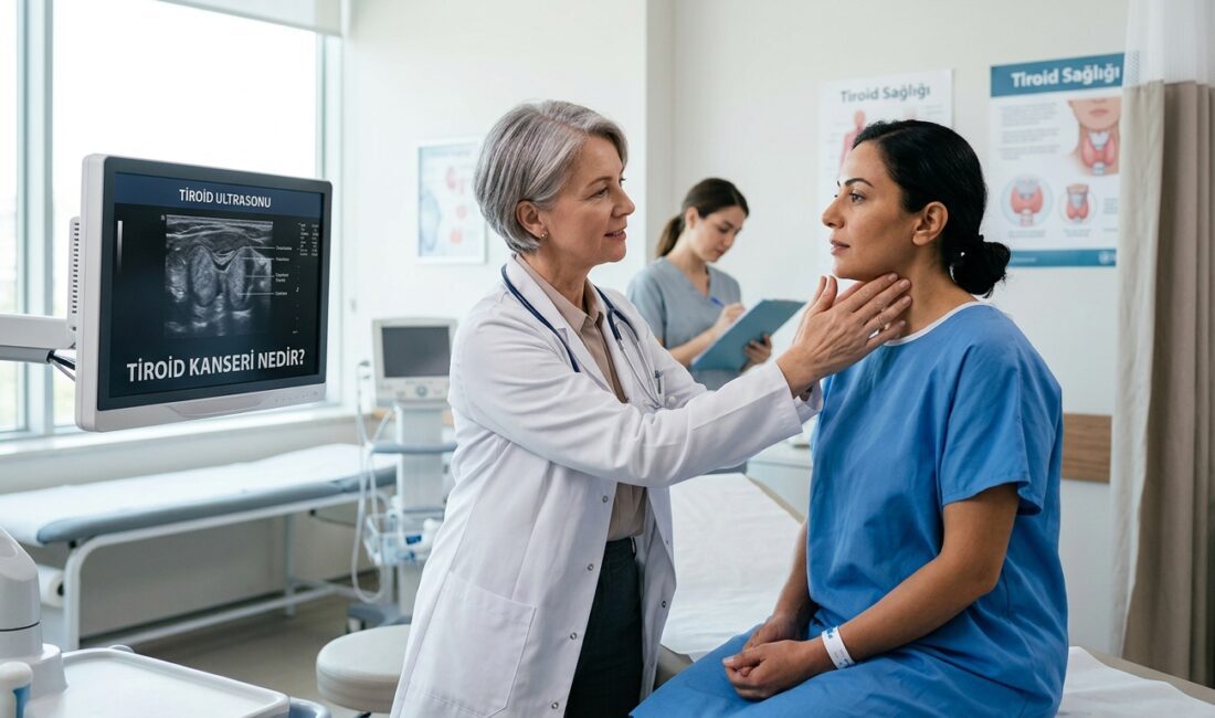 Tiroid kanseri, boynun ön kısmında yer alan ve metabolizmayı düzenleyen