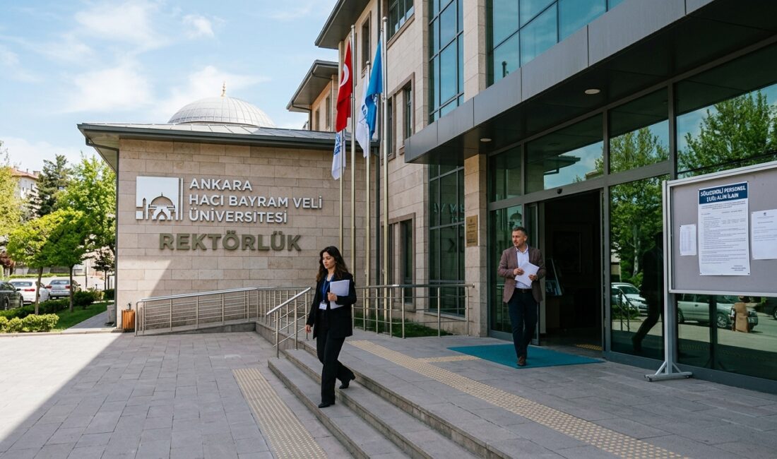 Ankara Hacı Bayram Veli Üniversitesi, bünyesinde görevlendirmek üzere 4/B statüsünde