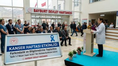BAYBURT – Bayburt Devlet Hastanesi, 1-7 Nisan Ulusal Kanser Haftası