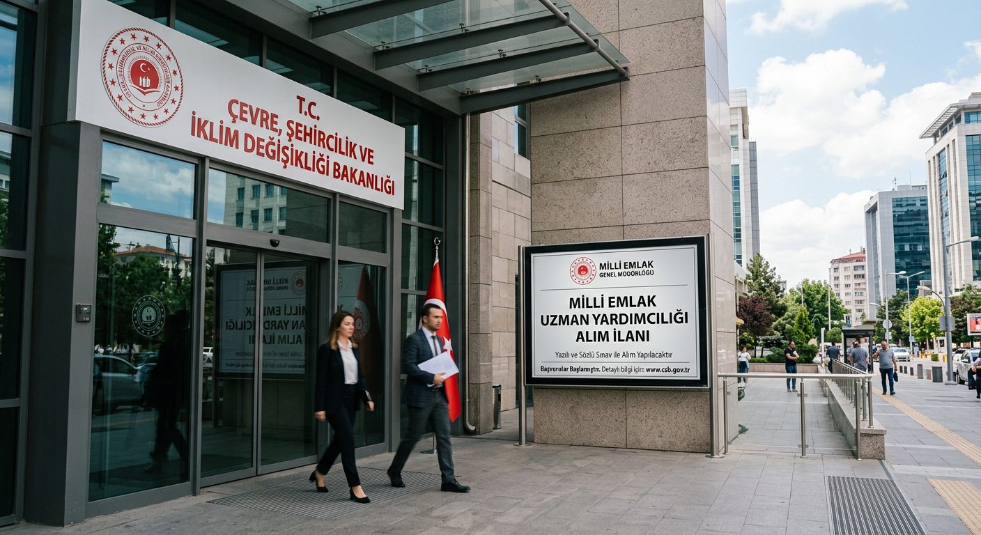 ÇEVRE, ŞEHİRCİLİK VE İKLİM DEĞİŞİKLİĞİ BAKANLIĞI - MİLLİ EMLAK UZMAN YARDIMCILIĞI ALIM İLANI