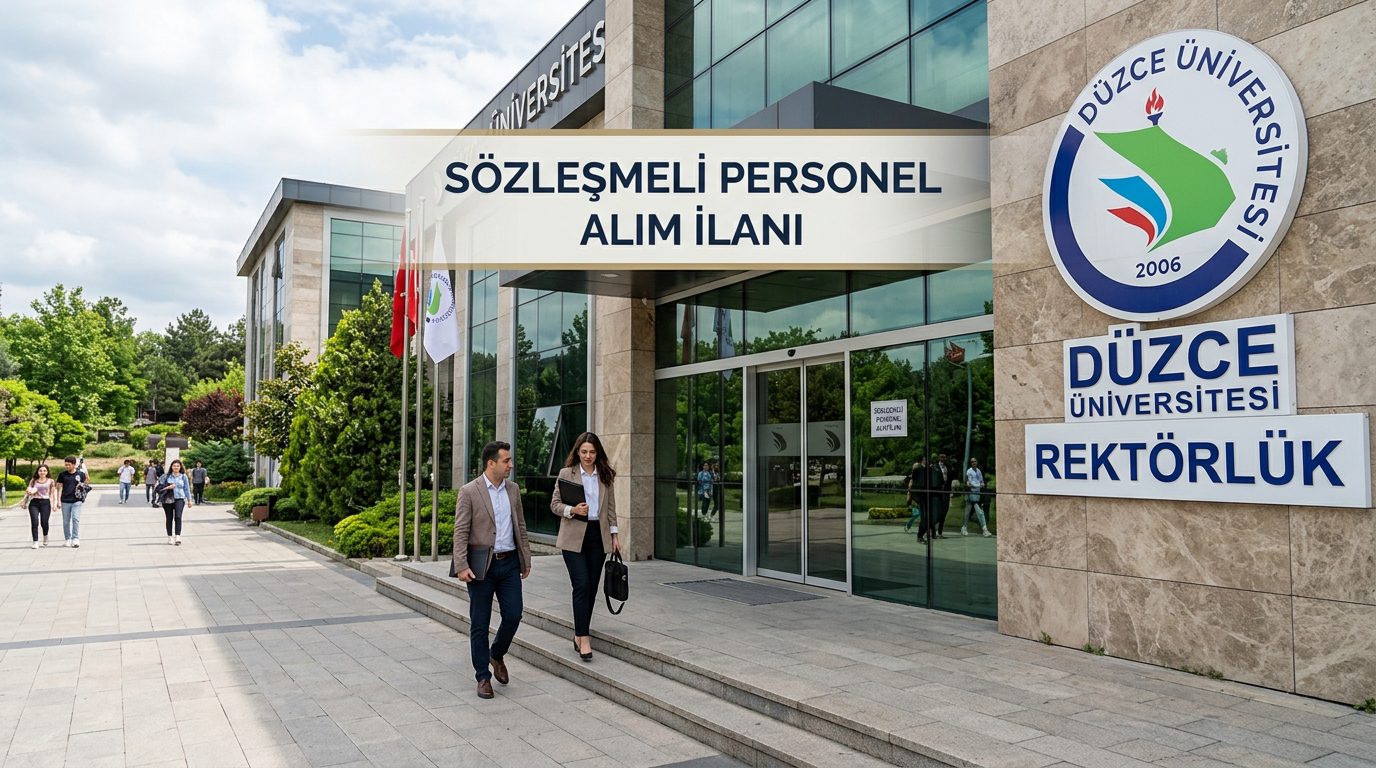 DÜZCE ÜNİVERSİTESİ REKTÖRLÜĞÜ - 2026/1 SÖZLEŞMELİ PERSONEL ALIM İLANI