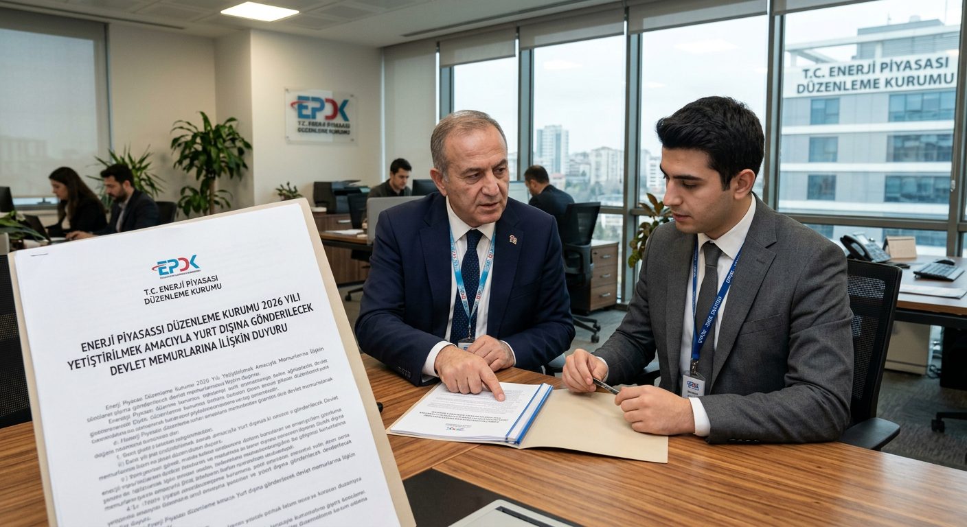 ENERJİ PİYASASI DÜZENLEME KURUMU - ENERJİ PİYASASI DÜZENLEME KURUMU 2026 YILI YETİŞTİRİLMEK AMACIYLA YURT DIŞINA GÖNDERİLECEK DEVLET MEMURLARINA İLİŞKİN DUYURU