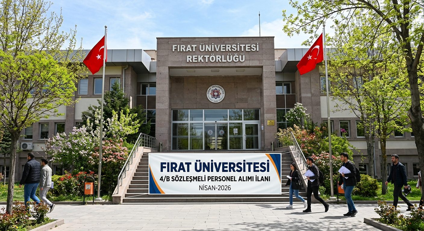 Fırat Üniversitesi 4/B Sözleşmeli Personel Alımı İlanı (Nisan 2026) FIRAT ÜNİVERSİTESİ REKTÖRLÜĞÜ - 4/B Sözleşmeli Personel Alımı İlanı (Nisan-2026)