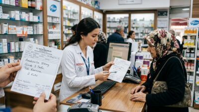 Eczane ziyaretlerinizde, elinizdeki reçetenin renginin veya e-reçete kodunun türünün, ilaç