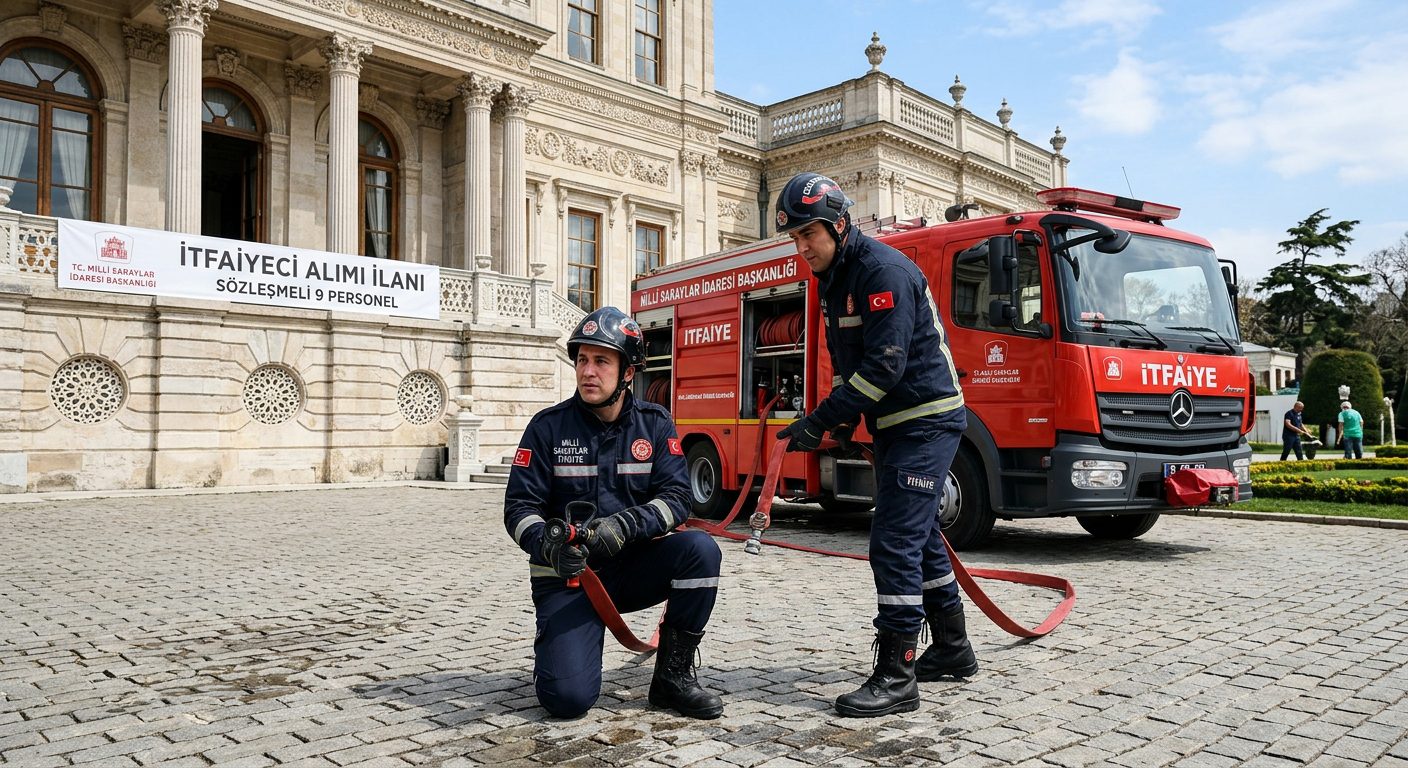 Milli Saraylar 9 Sözleşmeli İtfaiyeci Alımı Sınav İlanı Yayımlandı MİLLİ SARAYLAR İDARESİ BAŞKANLIĞI - Sözleşmeli Personel Pozisyonunda 9 İtfaiyeci Alınmasına İlişkin Sınav İlanı